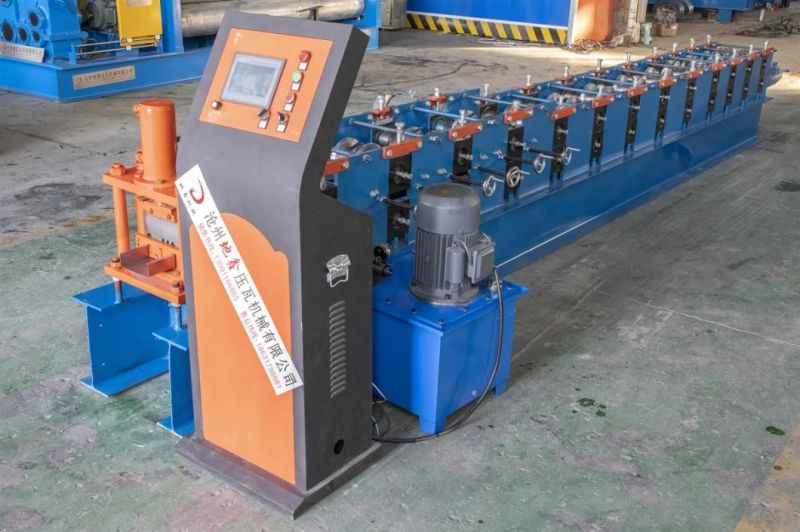 C Shape Steel Profile Purlin Cold Roll Forming Machine
