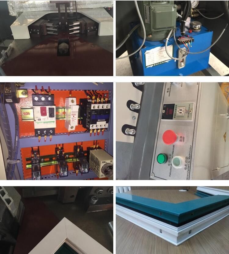 Single Head Corner Crimping Machine for Fabricating Aluminum Windows and Doors