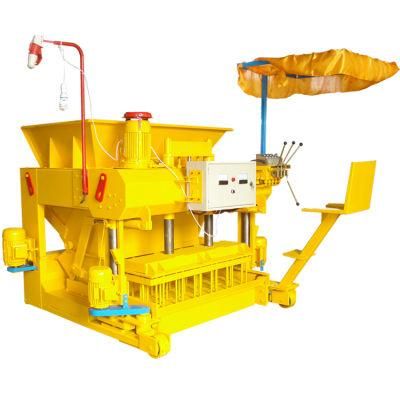 Qmy6-25 Mobile Concrete Hollow Block Brick Making Machine in Middle East