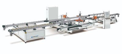 Aluminum Window Door Production Line 4 Head CNC Corner Crimping Machine