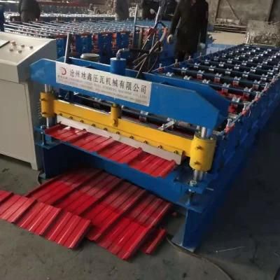 Iron Cold Galvanizing Aluminium Roofing Sheet Roll Forming Machine