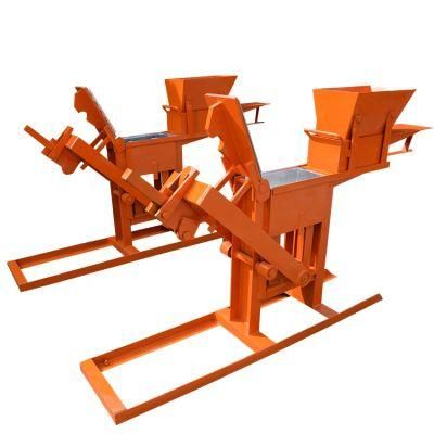 Cy2-40 Low Investment Manual Clay Interlocking Brick Paver Brick Making Machine