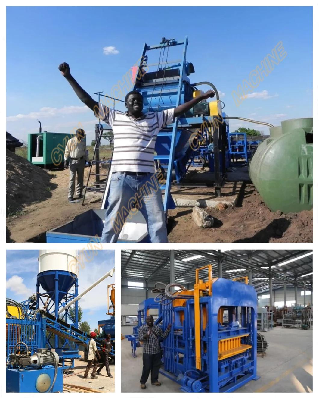 Qt6-15 Hydraulic Automatic Cheap Concrete Block Making Machine in South Africa