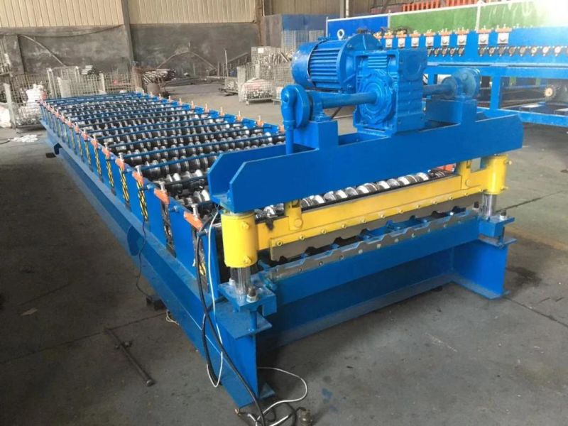 Steel Wall Panel Trapezoidal Tile Roofing Sheet Making Machine