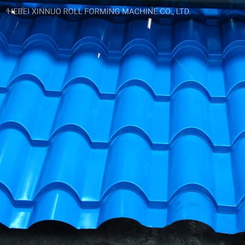 950 Glazed Roof Tile Color Steel Cold Roll Forming Machine