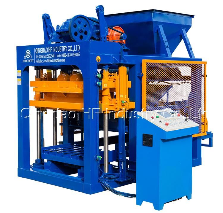 Qt4-25 Solid Concrete Cement Block Automatic Line Machine Hot Sale