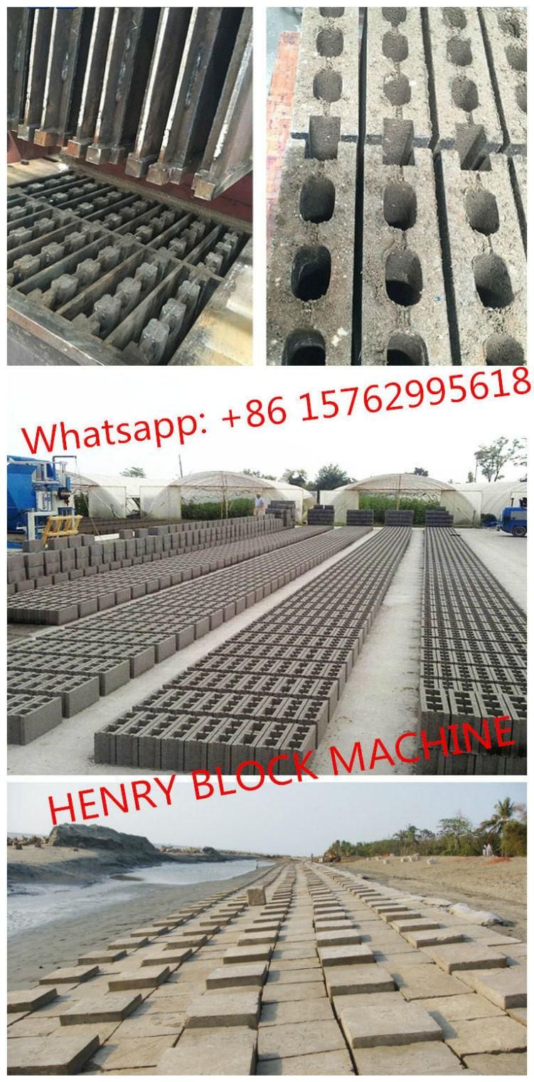 Qtm10-15 Full Automatic Mobile Block Making Machine Egg Layer Brick Machine