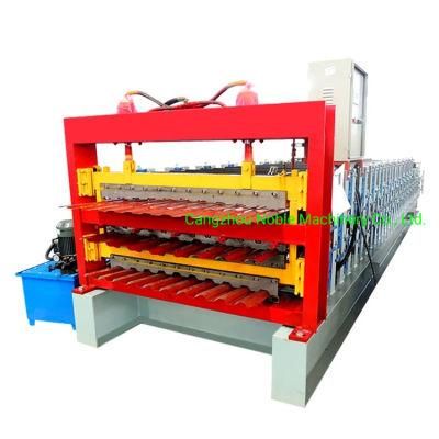 China Three Layer Roofing Sheet Roll Forming Machine
