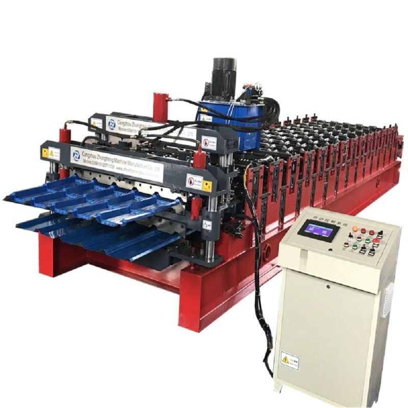 Roof Sheet Profile Roll Forming Machine Galvanized Steel Roof Making Machine