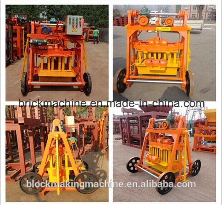Qmy4-45 Business Equipment Price Hollow Blocks Machine