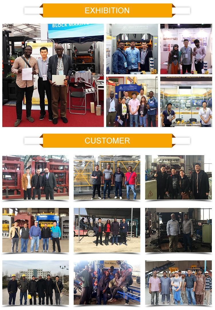 The Price List of Qt10-15 Automatic Concrete Cement Paving Interlock Hollow Brick Make Block Making Machine