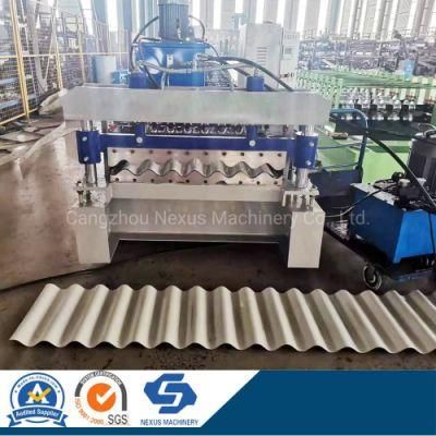 780 Large Water Wave Steel Roof Corrugated Sheet Roll Forming Machine