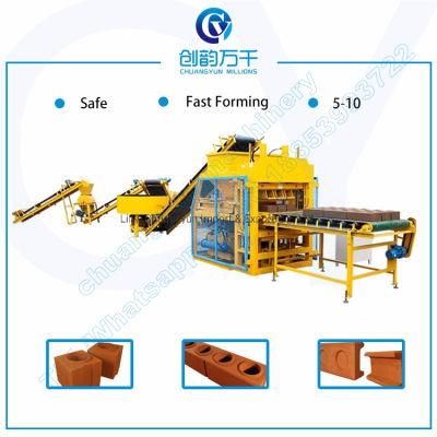 Cy5-10 Clay Soil Lego Interlocking Brick Making Machine with Quality Certificate