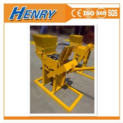 Qmr2-40 Small Size Manual Soil Interlocking Brick Machine Lego Brick Making Machine