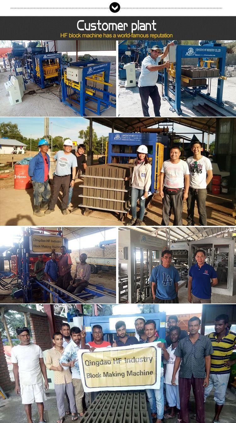 China Suppliers Qt10-15 Fully Automatic Block Production Line Brick Making Machine