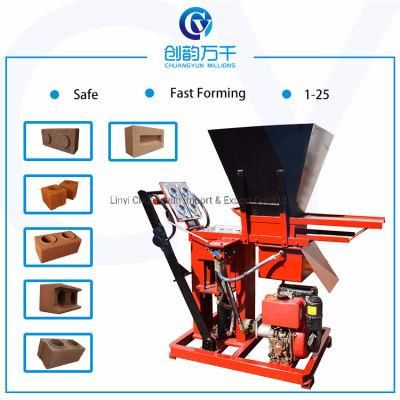 Cy1-25 Automatic Hydraulic Soil Interlocking Brick Moulding Machine