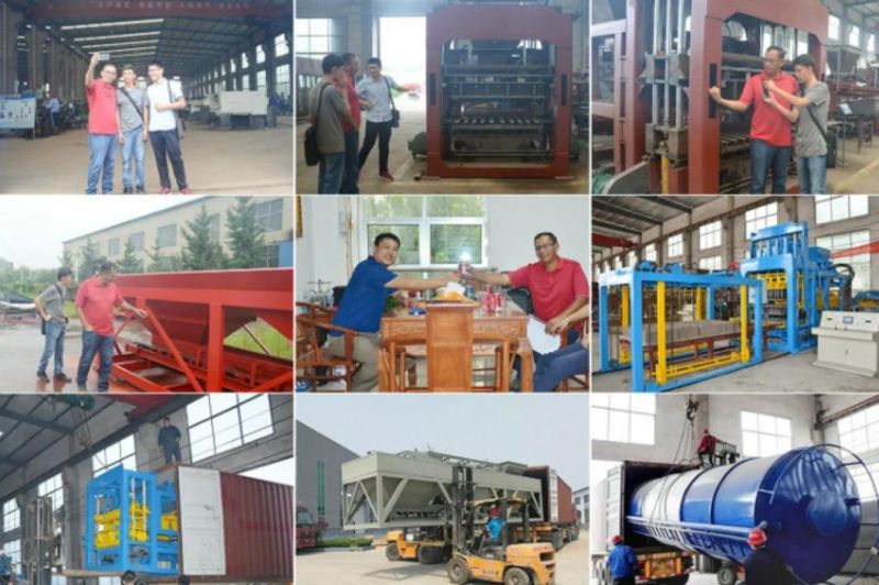Mobile Concrete Brick Machine Hollow Brick Forming Machine with Customized Molds