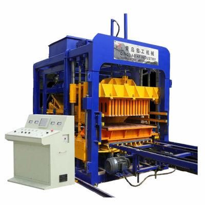 Qt10 Brick Making Machine Automatic Concrete Interlocking Paving Brick Maker Hollow Block in Dominicana