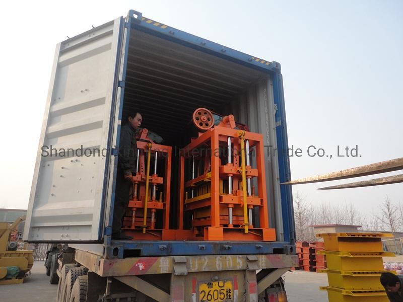 Xinming Qtj4-40 Brick Machine Construction Machine with Concrete Mixer