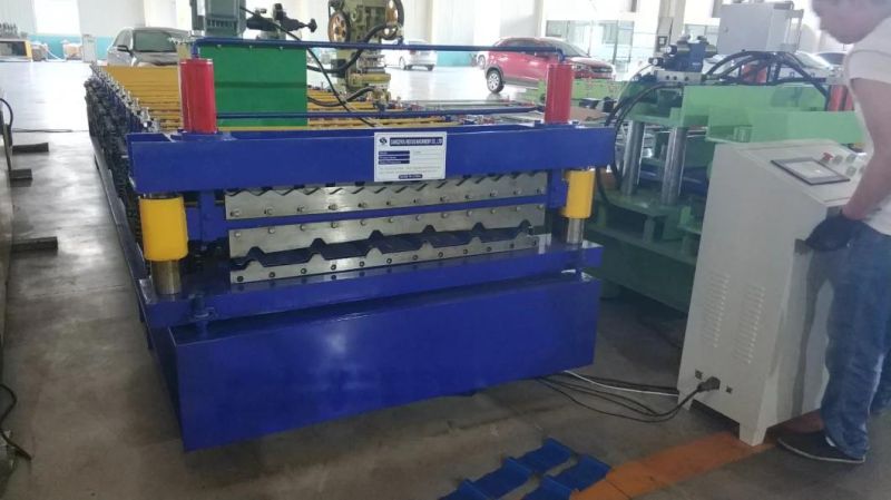 Double Layer Corrugated Roofing Iron Sheet Making Machine