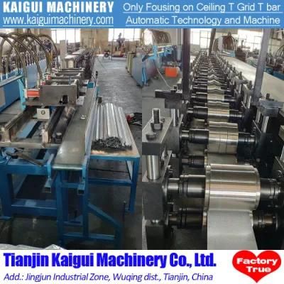 One Whole Set Roll Forming Machine for Main Tee and Cross Tee