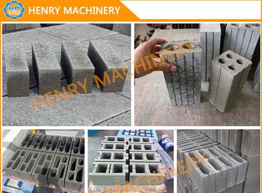 Movable Concrete Cement Egg Layer Block Making Machine Mobile Hollow Block Machine