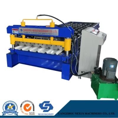 Metal Roofing Galvanized Colored Steel Wall Roof Panel Cold Roll Forming Machine Factory