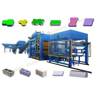 Kaidong Qt12-15 Hydraulic Automatic Brick Machine Block Making Machine
