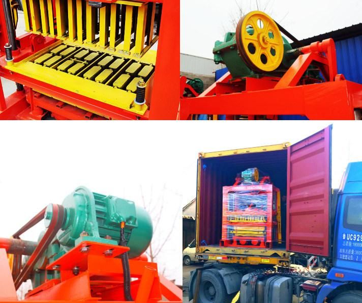 Xinming Qtj4-40 Soil Hollow Brick Making Machine Paver Block Making Machine Construction Machinery with New Design