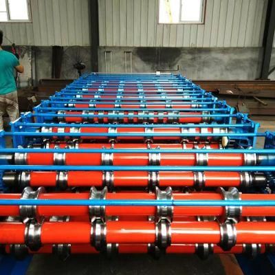 More Stable and Thicker Material Ibr Glazed Tile Double Layer Roll Forming Machine