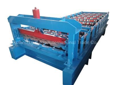 Hydraulic Press Colored Steel Coil Roof Tile Roll Forming Machine