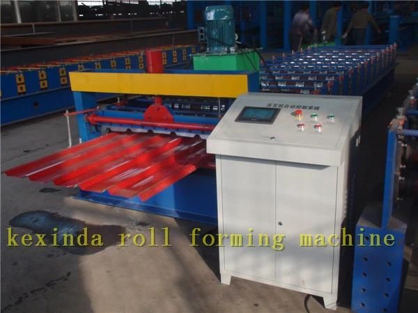 Standing Seam Roofing Colored Metal Panel Roll Forming Machine