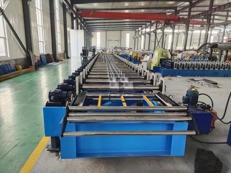 Trapezoidal Rib Roofing Sheet Roll Forming Machine Long Span Ibr Roof Tile Making Machine