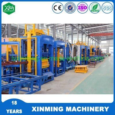 Building Material Qt10-15 Curved Block Forming Machine Hollow Block Machine with Cement Silo