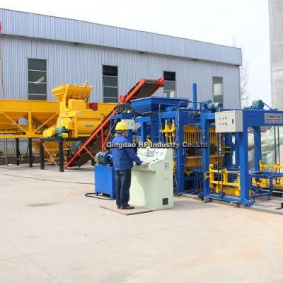 Qt5-15 Automatic Concrete Cement Color Paver Block Making Machine Cost