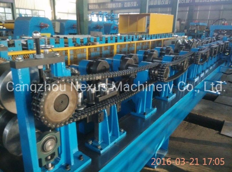 Automatic Steel Tile Making Machine Type Galvanized Steel C Z Purlin Roll Forming Machine
