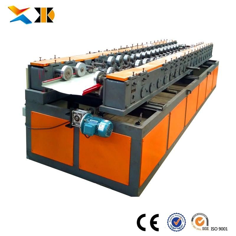 Aluminium Sheet Stamping Embossed Garage Shutter Door Sheet Roll Forming Machine