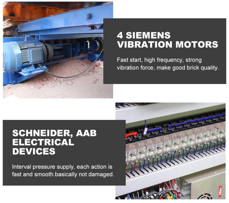 Siemens Hydraulic PLC Concrete Hollow Block Making Machine