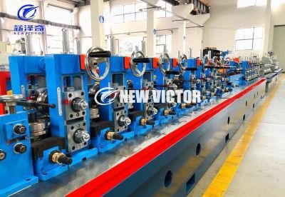 High Strength Bus Structure Pipe Milling Machine ERW Tube Mill High Frequency Straight Seam Welded