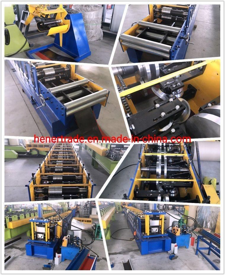 Hot Sale Rain Water Gutter Bending Cold Roll Forming Machine