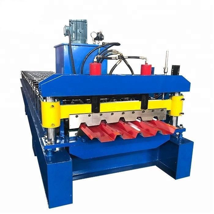 Aluminium Roofing Sheet Glazed Tile Roll Forming Machine
