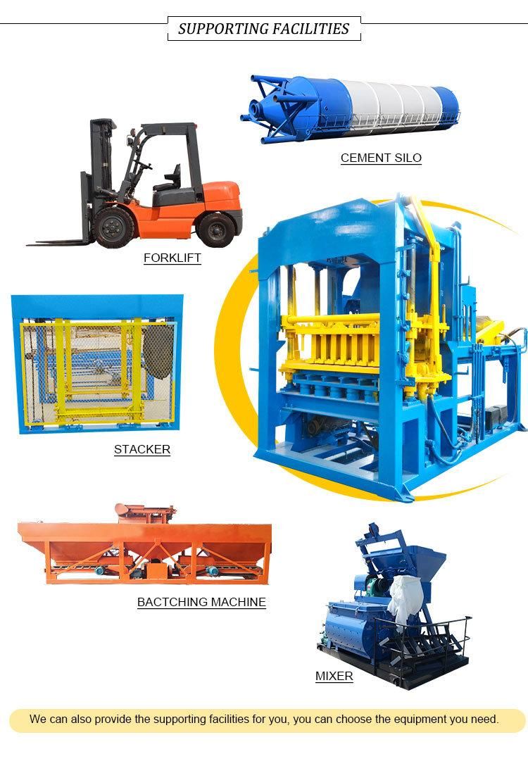 Qt4-15 Brick Making Equipment Concrete Automatic Paver Block Making Machine