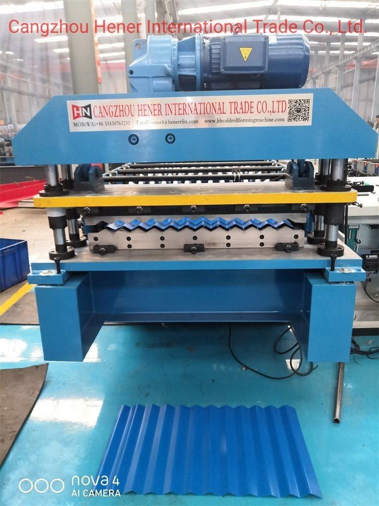 Electric Shear High Speed Corrugated Roofing Rolling Making Machine