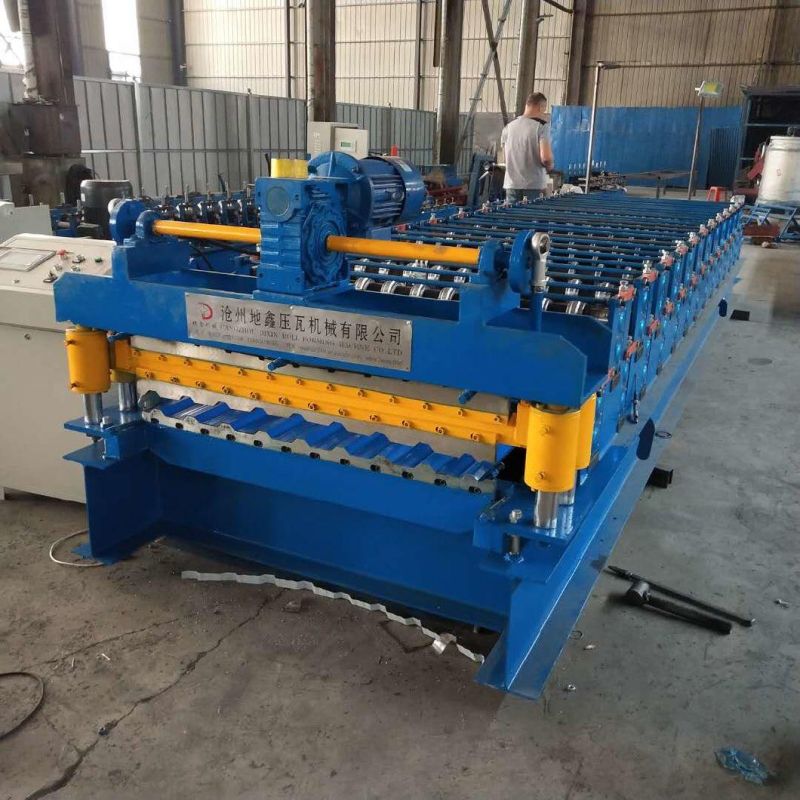 Taiwan Quality Double Layer Ibr Trapezoidal Sheet Roll Forming Machine Roof Panels Making Machine