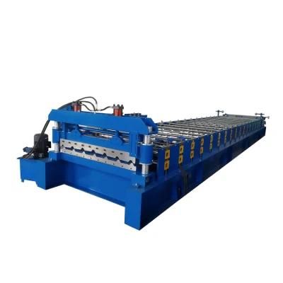Building Material Ibr Roof Sheet Making Machine with Hydraulic Cutting Ibr Roofing Sheet Roll Forming machine