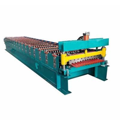 836mm Color Steel Corrugated Sheet Cold Roll Forming Machine