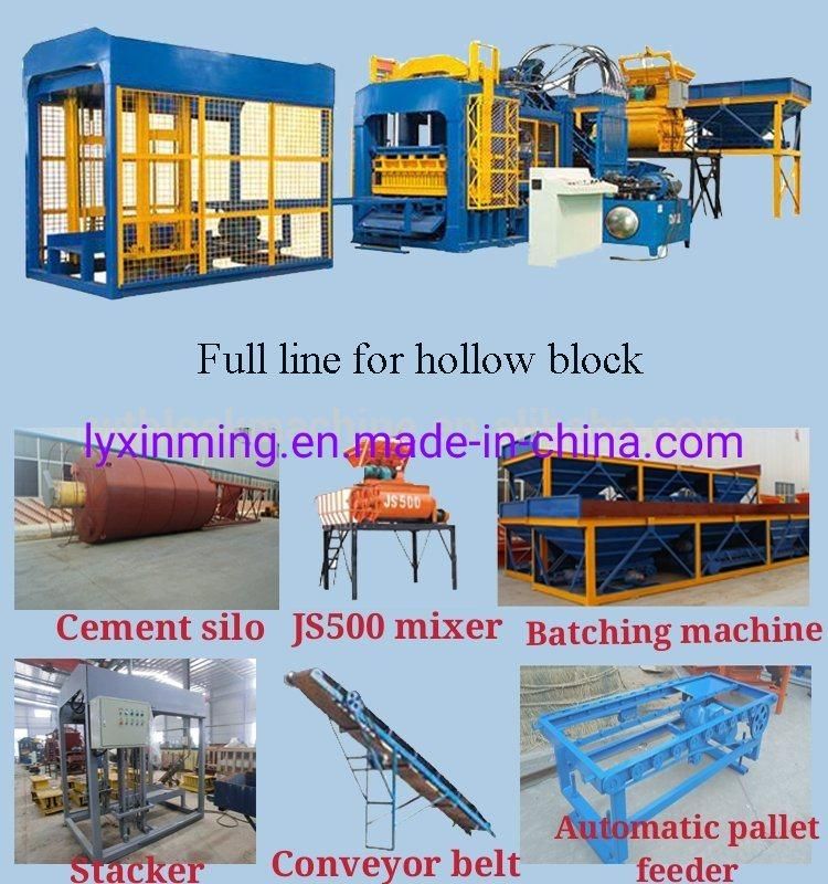 Full-Automatic Qt6-15 Hydraulic Cement Concrete Block/Brick Making Machine