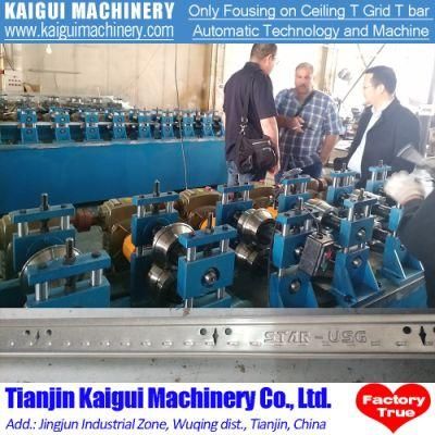 Automactic Ceiling T Grid Roll Forming Machine Real Factory Top Quality From China