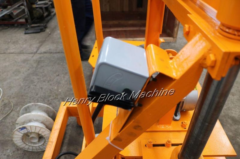Movable Concrete Cement Egg Layer Block Making Machine Mobile Hollow Block Machine