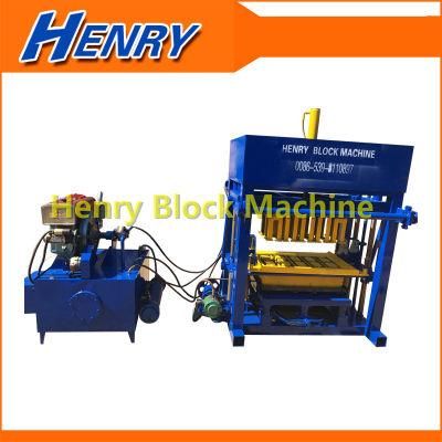 Qtj4-30 Diesel Concrete Solid Brick Making Machine